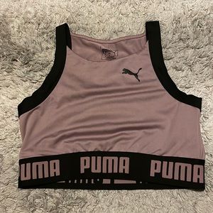 Open back PUMA sports bra